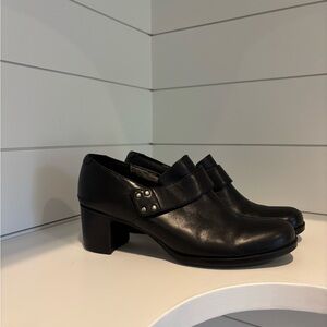 Clarks Black Leather Shoes